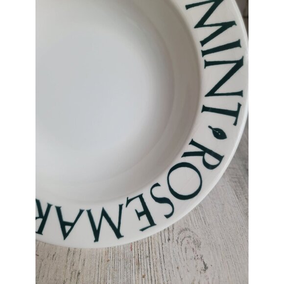 Pier 1 herbs soup bowl sage parsley mint rosemary Dill - Picture 7 of 12